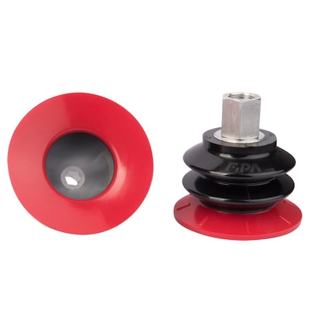 Fipa Bellows vacuum cup diam. 77 mm, Varioflex 30 Degrees/60 Degrees, fitting G3/8-female 20.077.155.16-FI